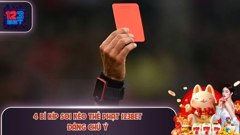 4 bí kíp soi kèo thẻ phạt 123Bet đáng chú ý
