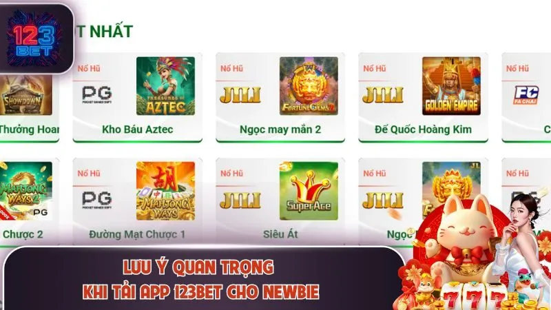 Lưu ý quan trọng khi tải app 123Bet cho newbie