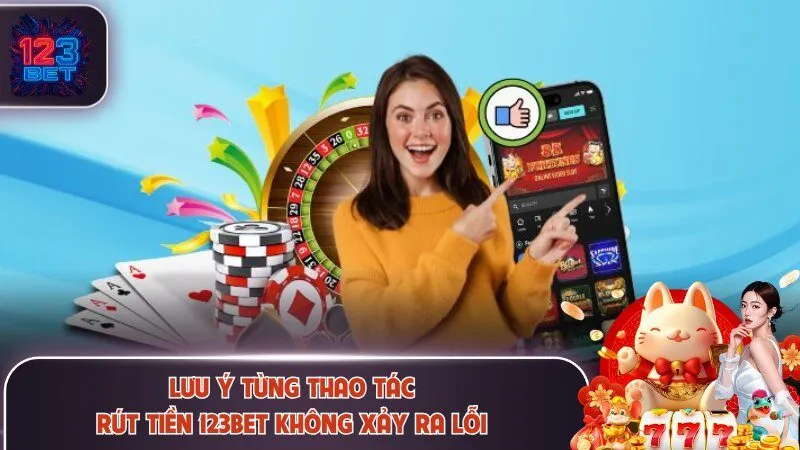 Rút Tiền 123Bet - Chỉ Dẫn Chi Tiết Quy Trình Thanh Toán 3 Lưu ý từng thao tác để rút tiền 123Bet không xảy ra lỗi